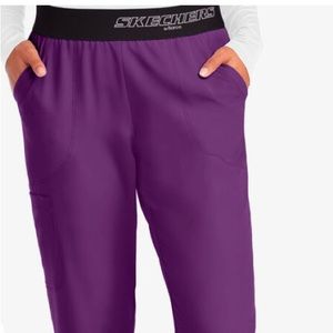 Sketchers grape scrub pants